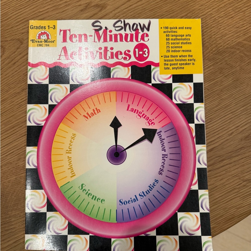 Children Resource Book: Ten-Minute Activities for Kids - Multicolor